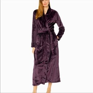 UGG Marlow Double-Face Fleece Robe Purple M